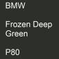 Preview: BMW, Frozen Deep Green, P80.